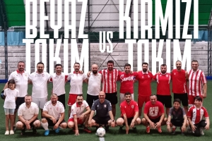 Halı Sahada Galibiyet Beyaz Takımın